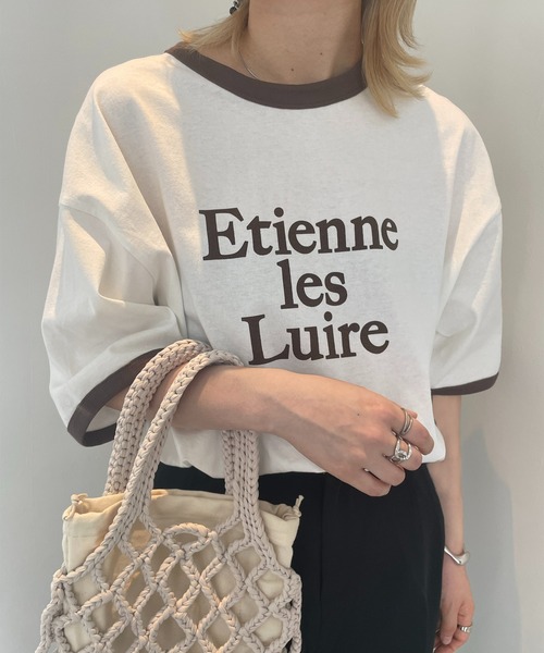 Confirm(コンファーム)の「フロントプリント ビッグシルエット半袖リンガーTシャツ カットソー ユニセックス 20(Tシャツ/カットソー・メンズ・ホワイト/ホワイト系その他/ホワイト系その他2/チャコールグレー/アイボリー/グレー系その他・M/L)」の22枚目の写真