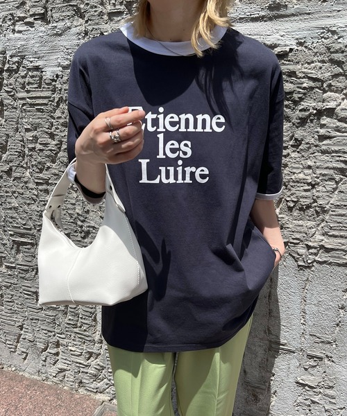 Confirm(コンファーム)の「フロントプリント ビッグシルエット半袖リンガーTシャツ カットソー ユニセックス 20(Tシャツ/カットソー・メンズ・ホワイト/ホワイト系その他/ホワイト系その他2/チャコールグレー/アイボリー/グレー系その他・M/L)」の19枚目の写真