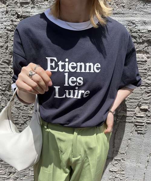 Confirm(コンファーム)の「フロントプリント ビッグシルエット半袖リンガーTシャツ カットソー ユニセックス 20(Tシャツ/カットソー・メンズ・ホワイト/ホワイト系その他/ホワイト系その他2/チャコールグレー/アイボリー/グレー系その他・M/L)」の18枚目の写真