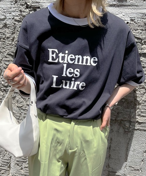 Confirm(コンファーム)の「フロントプリント ビッグシルエット半袖リンガーTシャツ カットソー ユニセックス 20(Tシャツ/カットソー・メンズ・ホワイト/ホワイト系その他/ホワイト系その他2/チャコールグレー/アイボリー/グレー系その他・M/L)」の17枚目の写真