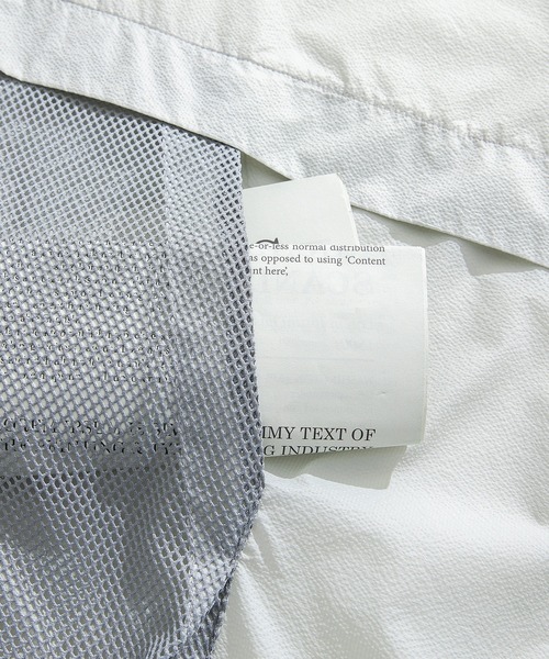 HOOK（フック）の「【HOOK】軽量UVカットメッシュポケットハーフジップマウンテンパーカー（マウンテンパーカー・メンズ・ライトグレー/ブルー・L/XL/M）」の7枚目の写真