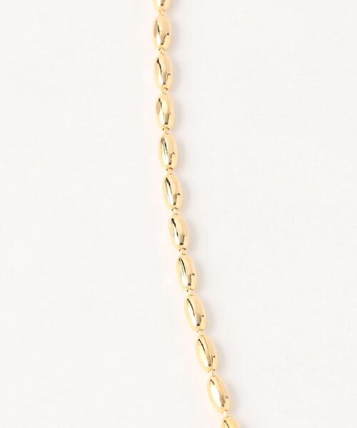 green label relaxing(グリーンレーベルリラクシング)の「カットボールチェーン 2WAY ネックレス(ネックレス・レディース・シルバー/ゴールド・FREE)」の8枚目の写真