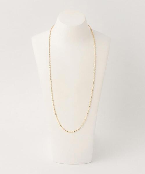 green label relaxing(グリーンレーベルリラクシング)の「カットボールチェーン 2WAY ネックレス(ネックレス・レディース・シルバー/ゴールド・FREE)」の14枚目の写真