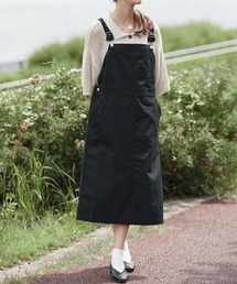 EDIT Gris | 【アレンジ自在】コットンサロペットスカート(サロペット/オーバーオール)
