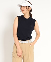 adabat | 【接触冷感/UVカット】ノースリーブプルオーバー(Tシャツ/カットソー)