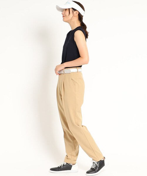 adabat（アダバット）の「◆【接触冷感/UVカット】ノースリーブプルオーバー（Tシャツ/カットソー・レディース・パープル/グリーン/ダークネイビー・36/38/40）」の15枚目の写真