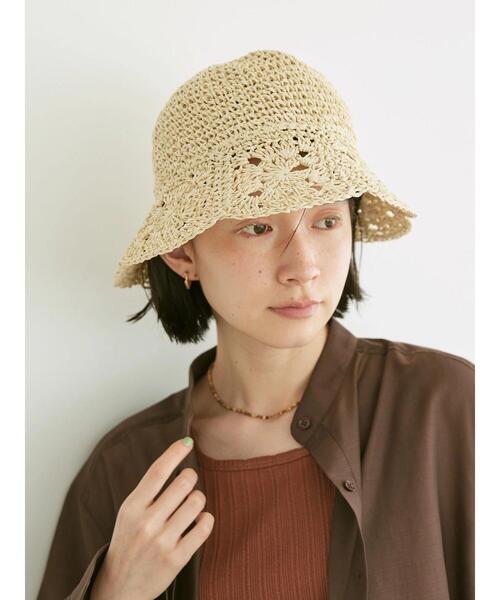 AMERICAN HOLIC（アメリカンホリック）の「クロシェハット（ハット・レディース・ナチュラル/ブラウン・FREE）」の17枚目の写真