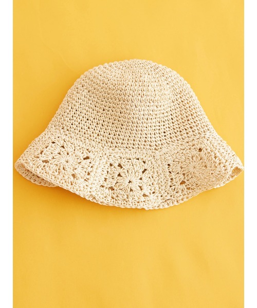 AMERICAN HOLIC（アメリカンホリック）の「クロシェハット（ハット・レディース・ナチュラル/ブラウン・FREE）」の4枚目の写真