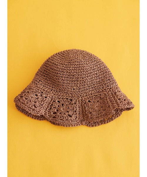 AMERICAN HOLIC（アメリカンホリック）の「クロシェハット（ハット・レディース・ナチュラル/ブラウン・FREE）」の6枚目の写真