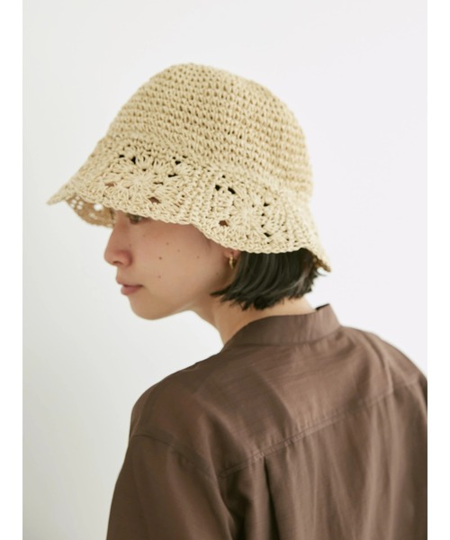 AMERICAN HOLIC（アメリカンホリック）の「クロシェハット（ハット・レディース・ナチュラル/ブラウン・FREE）」の13枚目の写真