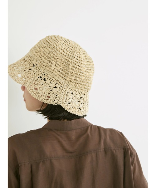 AMERICAN HOLIC（アメリカンホリック）の「クロシェハット（ハット・レディース・ナチュラル/ブラウン・FREE）」の15枚目の写真