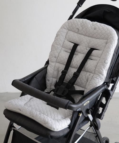 PUPPAPUPO（プッパプーポ）の「ベビーカーシート クッション 【イブル モロッカン】（ベビーカー/ベビーカー用品・キッズ・ホワイト系その他/グレー/ホワイト系その他2/ピンク/アイボリー/ホワイト系その他3/グレイッシュベージュ/ホワイト系その他4/グレー系その他・FREE）」の7枚目の写真
