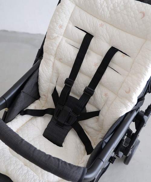 PUPPAPUPO（プッパプーポ）の「ベビーカーシート クッション 【イブル モロッカン】（ベビーカー/ベビーカー用品・キッズ・ホワイト系その他/グレー/ホワイト系その他2/ピンク/アイボリー/ホワイト系その他3/グレイッシュベージュ/ホワイト系その他4/グレー系その他・FREE）」の22枚目の写真