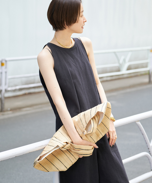 【Aoさん専用】Plage ノースリーブロングサロペット ベージュ Aoさん専用】Plage ノースリーブロングサロペット ベージュ plage