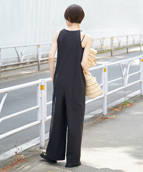 美品　Plage プラージュ 23ss サロペット　オールインワン　黒　ブラック 2025年最新】Yahoo!オークション -プラージュ plage サロペットの中古