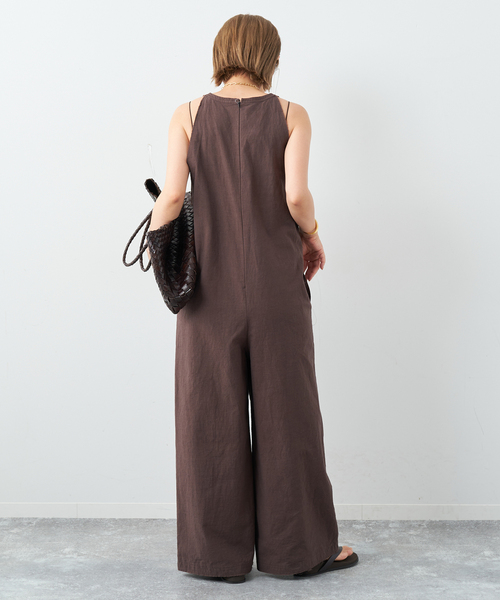 plage(プラージュ)の「Cut off アメリカンスリーブ サロペット(サロペット/オーバーオール・レディース・ブラック/ブラウン・36/38)」の7枚目の写真