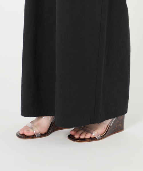 plage(プラージュ)の「Cut off アメリカンスリーブ サロペット(サロペット/オーバーオール・レディース・ブラック/ブラウン・36/38)」の15枚目の写真