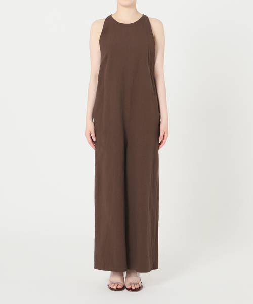 ★美品★PLAGE★サロペット24SS セール】U-Neck オーバーオール（サロペット/オーバーオール