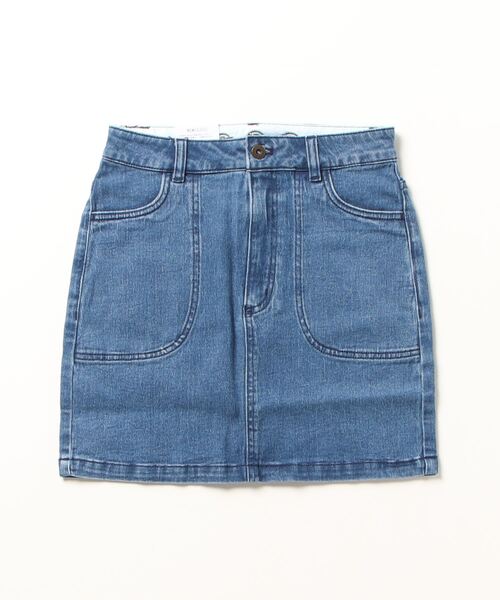 Dickies(ディッキーズ)の「デニムスカート レギュラーフィット(デニムスカート・レディース・クリーム/ライトブルー・26inch/27inch/25inch/28inch/29inch)」の4枚目の写真