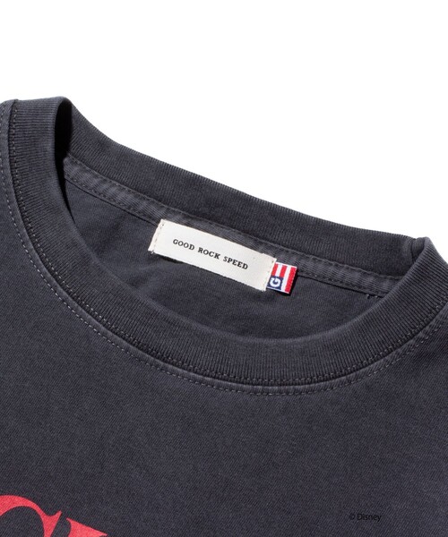 GOOD ROCK SPEED(グッドロックスピード)の「【GOOD ROCK SPEED/グッドロックスピード】 別注ミッキープリント ロンT(Tシャツ/カットソー・メンズ・ホワイト/ブラック・M/L)」の6枚目の写真