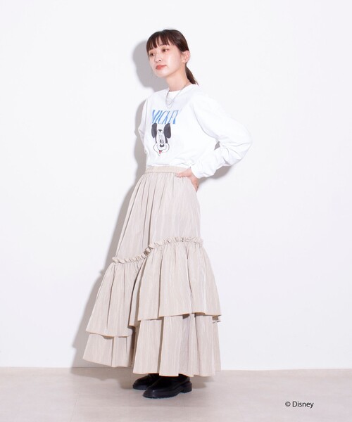 GOOD ROCK SPEED(グッドロックスピード)の「【GOOD ROCK SPEED/グッドロックスピード】 別注ミッキープリント ロンT(Tシャツ/カットソー・メンズ・ホワイト/ブラック・M/L)」の10枚目の写真