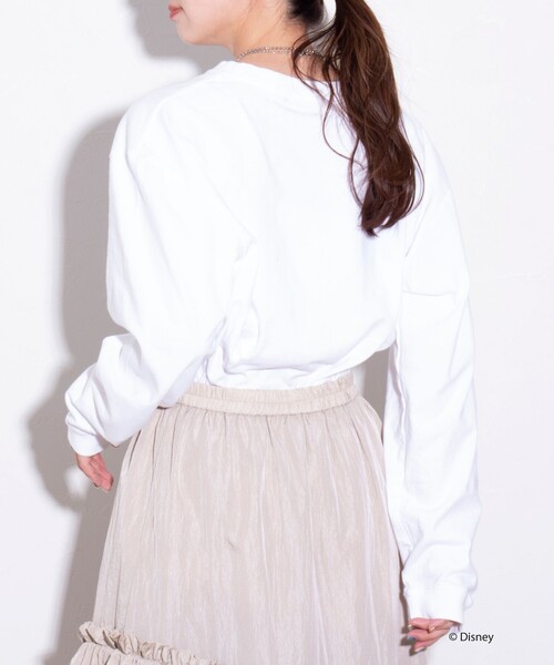 GOOD ROCK SPEED(グッドロックスピード)の「【GOOD ROCK SPEED/グッドロックスピード】 別注ミッキープリント ロンT(Tシャツ/カットソー・メンズ・ホワイト/ブラック・M/L)」の14枚目の写真