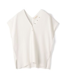 DES PRES（デ・プレ）の「マットレーヨンストレッチ Vネックプル