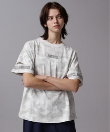AVIREX | FADE WASH CUFFS OPEN EMBROIDERY TOPS/フェイドウォッシュ カフスオープン刺繍トップス(Tシャツ/カットソー)