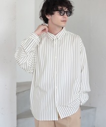 RAGEBLUE | 【LUXURY+EASY】LOOSE STRIPE SHIRTS /ラグイージールーズストライプシャツ(シャツ/ブラウス)
