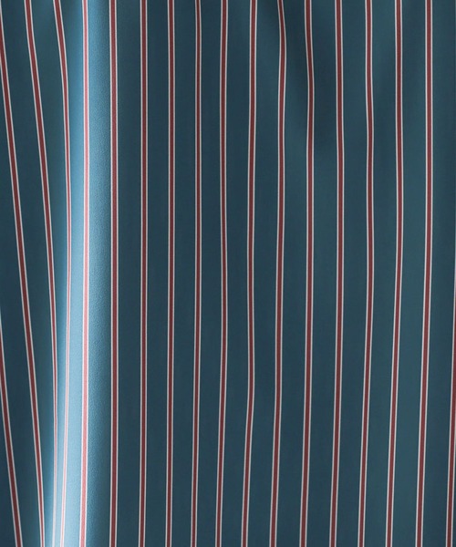 RAGEBLUE(レイジブルー)の「【LUXURY+EASY】LOOSE STRIPE SHIRTS /ラグイージールーズストライプシャツ(シャツ/ブラウス・メンズ・ホワイト/ネイビー/グリーン系その他・MEDIUM/LARGE)」の15枚目の写真