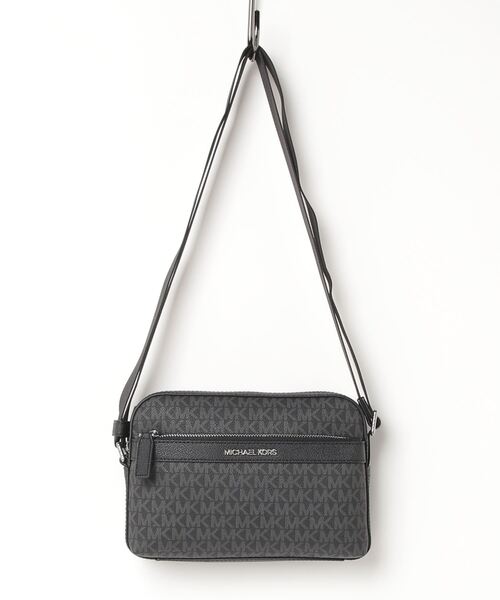 MICHEAL KORS マイケルコース ボディバッグ ユーティリティ ブラック HUDSON ペブルレザー ユーティリティー クロスボディ