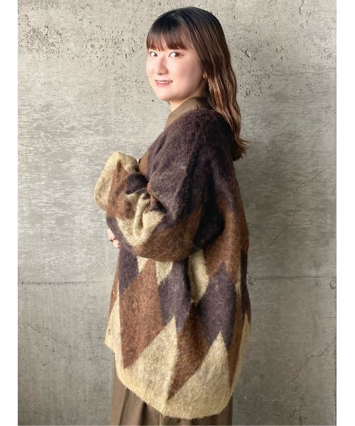 BACK NUMBER（バックナンバー）の「【BACK NUMBER】シャギーニットカーディガン（カーディガン/ボレロ・メンズ・ブラック/ブラウン・M/XL/L）」の6枚目の写真