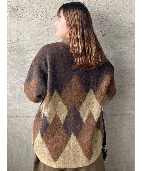 BACK NUMBER（バックナンバー）の「【BACK NUMBER】シャギーニットカーディガン（カーディガン/ボレロ・メンズ・ブラック/ブラウン・M/XL/L）」の7枚目の写真