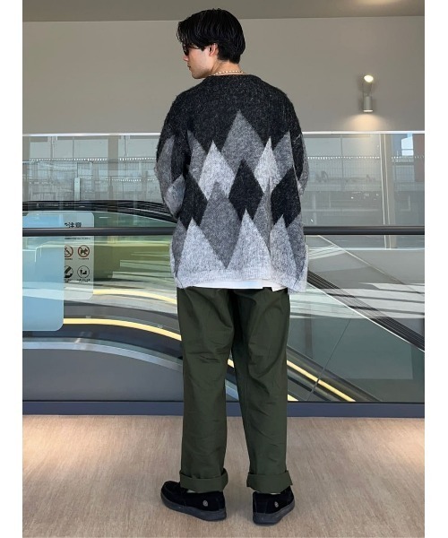 BACK NUMBER（バックナンバー）の「【BACK NUMBER】シャギーニットカーディガン（カーディガン/ボレロ・メンズ・ブラック/ブラウン・M/XL/L）」の11枚目の写真