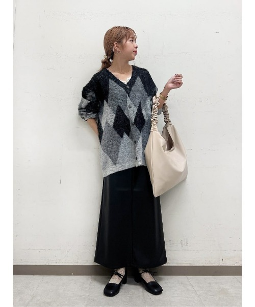 BACK NUMBER（バックナンバー）の「【BACK NUMBER】シャギーニットカーディガン（カーディガン/ボレロ・メンズ・ブラック/ブラウン・M/XL/L）」の19枚目の写真