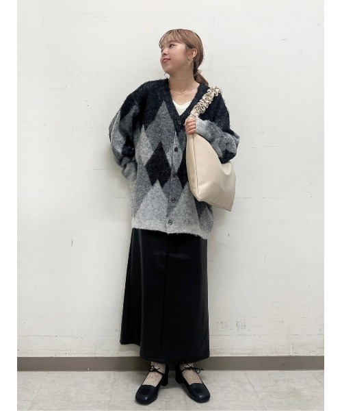 BACK NUMBER（バックナンバー）の「【BACK NUMBER】シャギーニットカーディガン（カーディガン/ボレロ・メンズ・ブラック/ブラウン・M/XL/L）」の20枚目の写真