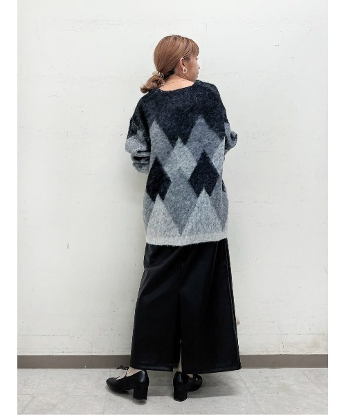 BACK NUMBER（バックナンバー）の「【BACK NUMBER】シャギーニットカーディガン（カーディガン/ボレロ・メンズ・ブラック/ブラウン・M/XL/L）」の22枚目の写真