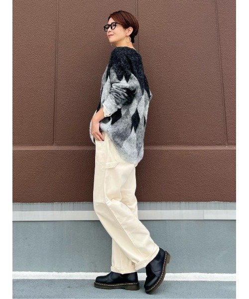 BACK NUMBER（バックナンバー）の「【BACK NUMBER】シャギーニットカーディガン（カーディガン/ボレロ・メンズ・ブラック/ブラウン・M/XL/L）」の13枚目の写真