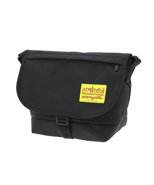 Nylon Messenger Bag JR Flap Zipper Pocket Vinyl Lining Jeremyville NYC