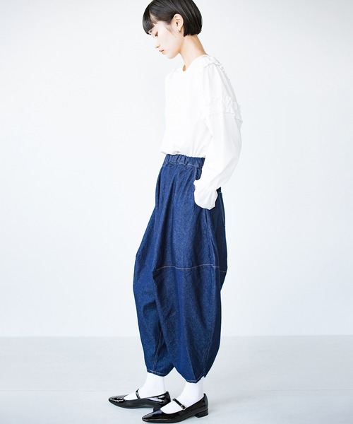 haco!(ハコ)の「【nunuforme】デニムポインテッドパンツ(デニムパンツ・レディース・ブルー系その他・2)」の8枚目の写真