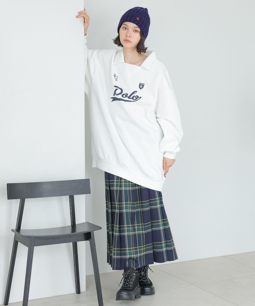 新品 POLO BCS ポロ 秋冬 厚手 衿付き シェットランド ウール ニット M 紺 【I49496】 ミドルゲージ 2WAY仕様 ニット セーター メンズ 新品 POLO BCS ポロ 秋冬 厚手 衿付き シェットランド ウール ニット M