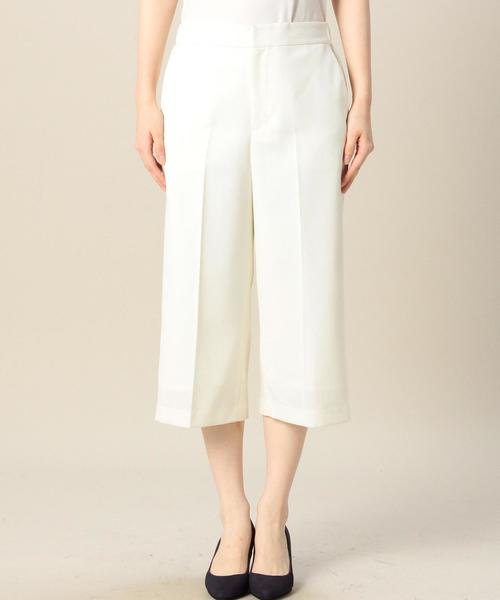 green label relaxing(グリーンレーベルリラクシング)の「KC T/W ツイル BACKゴムパンツ BTM06 ◆(その他パンツ・レディース・オフホワイト/ライトグレー/ベージュ・36/38)」の5枚目の写真