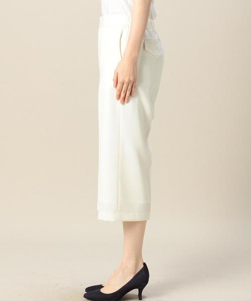 green label relaxing(グリーンレーベルリラクシング)の「KC T/W ツイル BACKゴムパンツ BTM06 ◆(その他パンツ・レディース・オフホワイト/ライトグレー/ベージュ・36/38)」の6枚目の写真