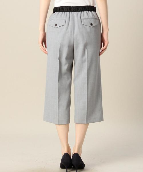 green label relaxing(グリーンレーベルリラクシング)の「KC T/W ツイル BACKゴムパンツ BTM06 ◆(その他パンツ・レディース・オフホワイト/ライトグレー/ベージュ・36/38)」の17枚目の写真