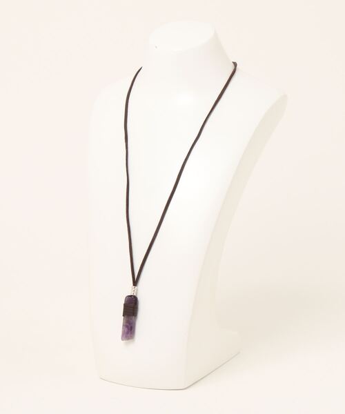 チャイハネ（チャイハネ）の「【チャイハネ】ストティックMEN'Sネックレス（ネックレス・メンズ・クリア/ダークブルー/ライトピンク/パープル/ブラウン・FREE）」の7枚目の写真