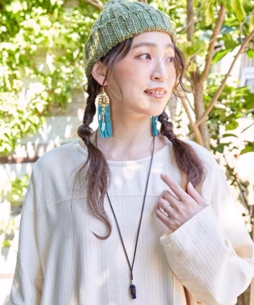 チャイハネ（チャイハネ）の「【チャイハネ】ストティックMEN'Sネックレス（ネックレス・メンズ・クリア/ダークブルー/ライトピンク/パープル/ブラウン・FREE）」の8枚目の写真