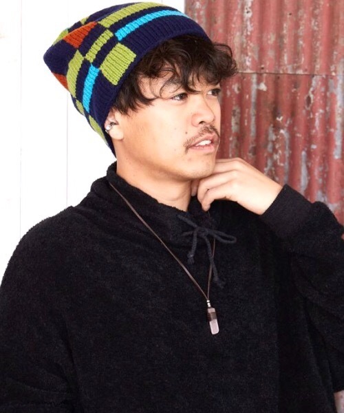 チャイハネ（チャイハネ）の「【チャイハネ】ストティックMEN'Sネックレス（ネックレス・メンズ・クリア/ダークブルー/ライトピンク/パープル/ブラウン・FREE）」の9枚目の写真