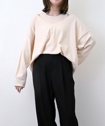 ニットタンクトップ×プルオーバーセット