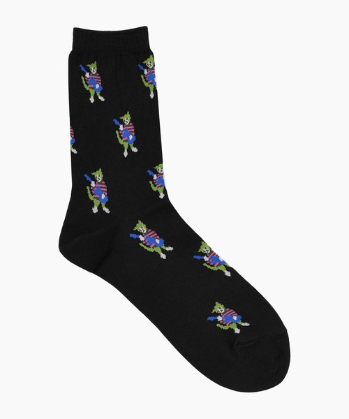 LAD MUSICIAN（ラッドミュージシャン）の「GUITAR CAT SOCKS（ソックス/靴下・メンズ・ブラック系その他/ブラック×パープル/ブラック系その他2・FREE）」の3枚目の写真