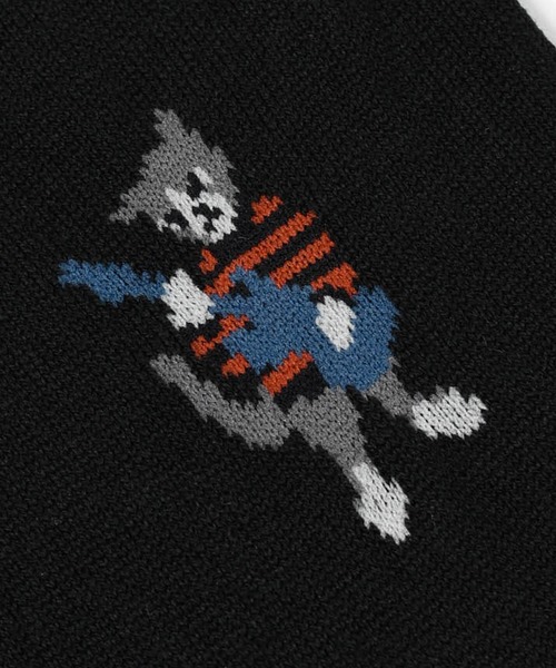LAD MUSICIAN（ラッドミュージシャン）の「GUITAR CAT SOCKS（ソックス/靴下・メンズ・ブラック系その他/ブラック×パープル/ブラック系その他2・FREE）」の5枚目の写真